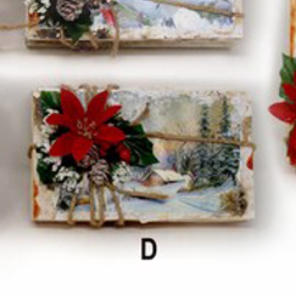 Rustic Christmas Holiday Floral Arrangement Centerpiece, Upcycled, Books, Shabby - Picture 3 of 8